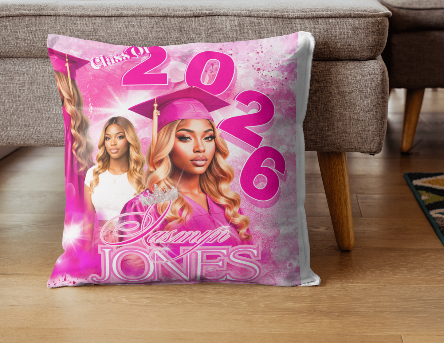 Custom Graduation Memory Pillow – Personalized Senior Keepsake | Class of 2026