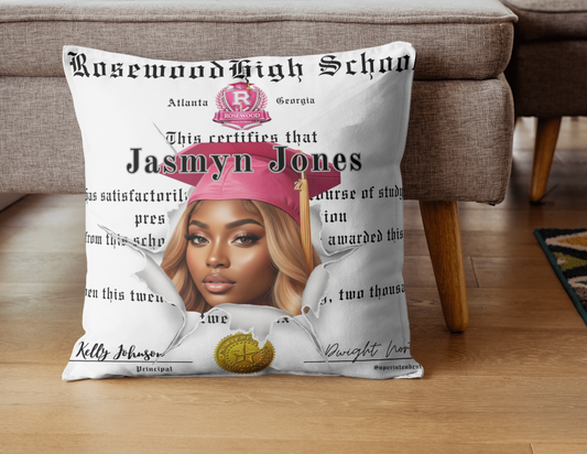 Custom Graduation Memory Pillow – Personalized Senior Keepsake | Class of 2026